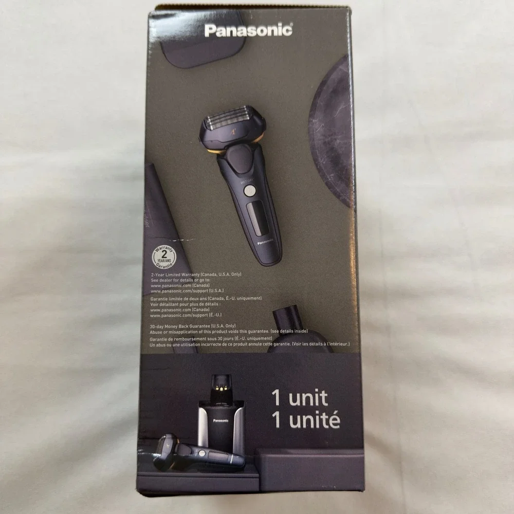Panasonic ES-LV97-K Arc5 Mens Electric Shaver 5-Blade Wet Dry with Charging Dock